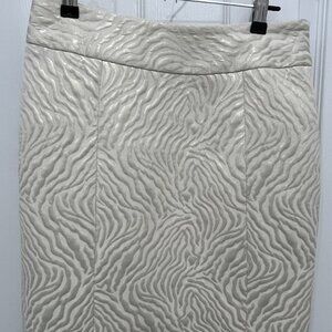 Ann Taylor LOFT White Skirt